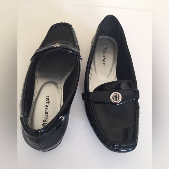 ETIENNE AIGNER Black Shoes 6.5 - Picture 3 of 6